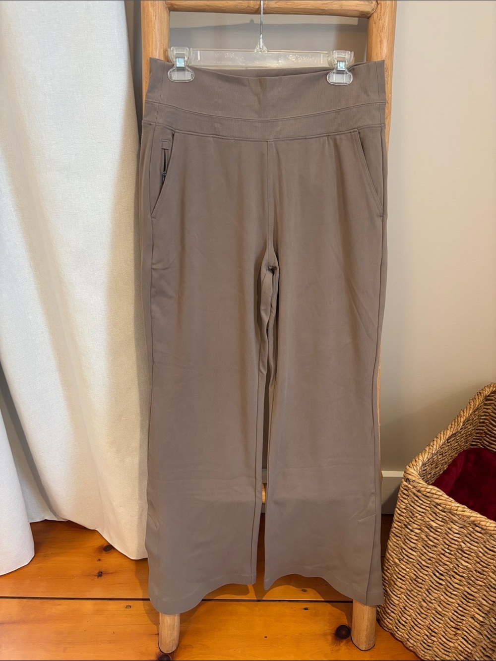 Athleta Venice Flare Leg Pants in Taupe